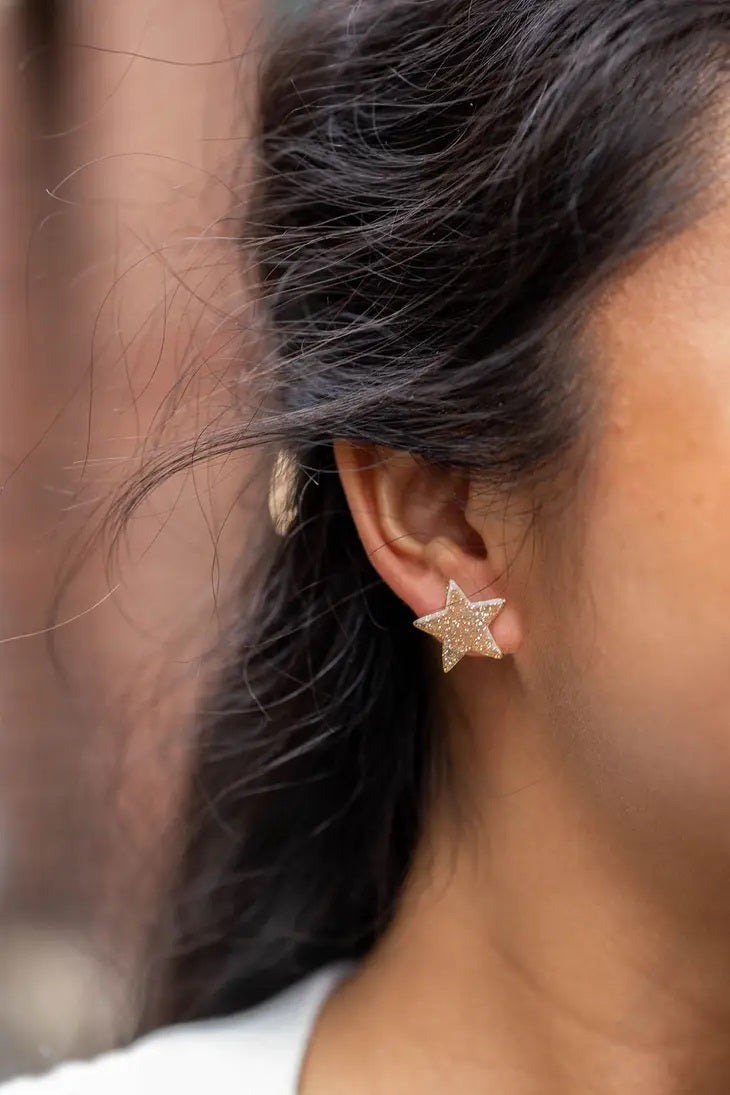 Sparkle Star Studs