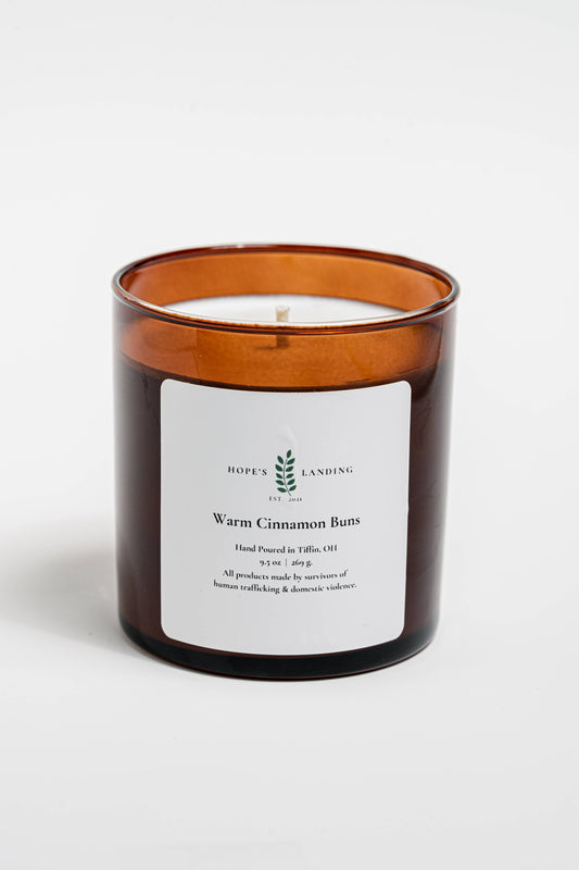 Warm Cinnamon Buns Candle: 16oz