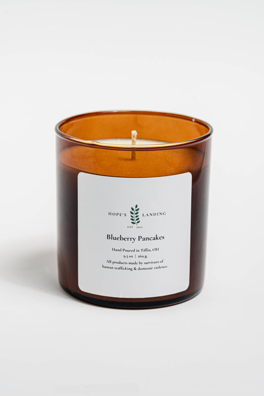Blueberry Pancakes Candle: 9.5oz