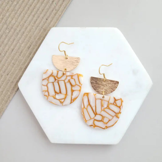 Harper Earrings  - Pumpkin Spice